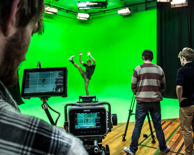 Green screen studio